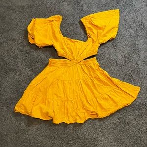 free people cross of sunlight dress